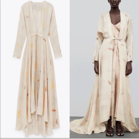 Zara Vogue tie-dye kimono - Picture 2 of 7